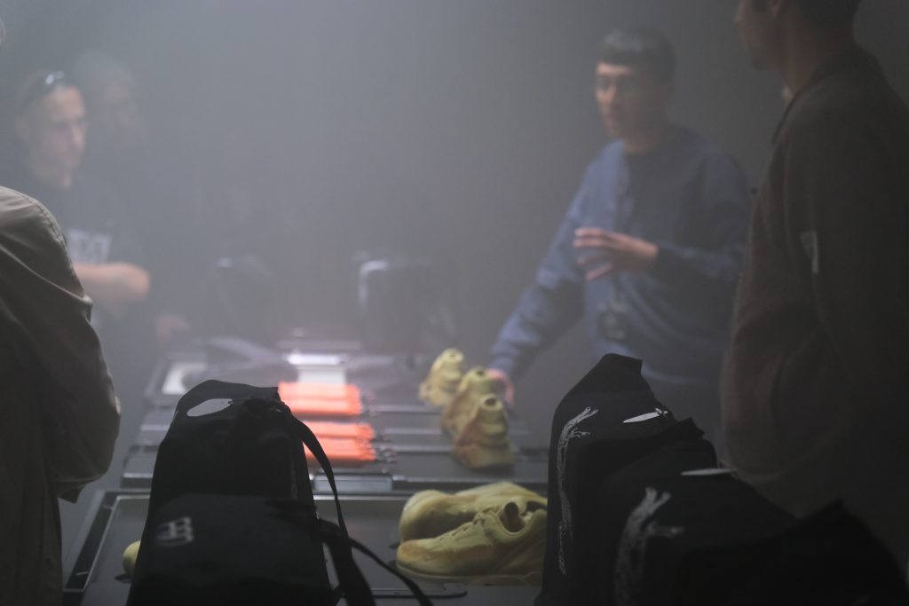 Esperienza di personalizzazione dal vivo: il progetto Nike con Mimaki UJF-6042 MkII e 3 DSCF4660