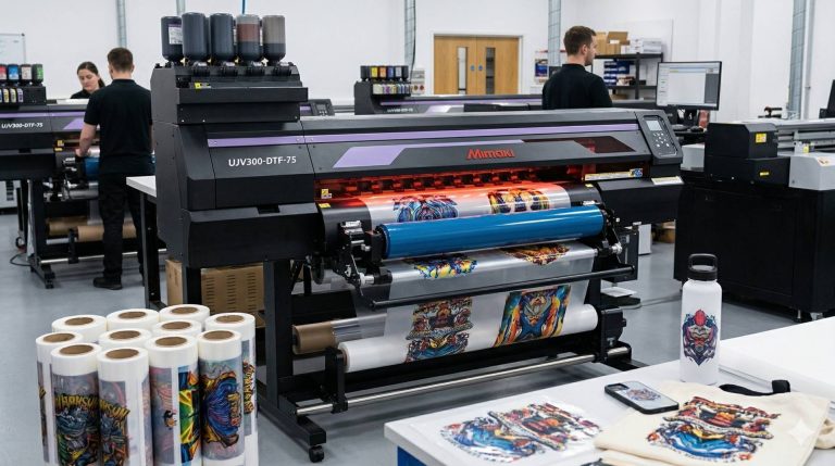 Mimaki UJV300-DTF-75: Il Sistema Professionale che Ridefinisce gli Standard di Stampa