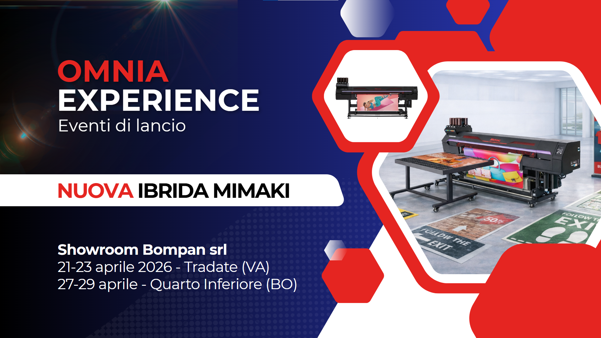 EVENTO DI LANCIO NUOVA IBRIDA MIMAKI