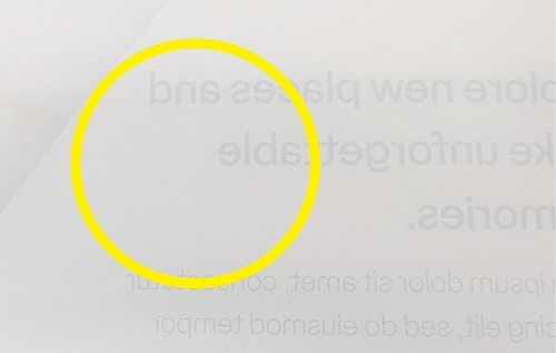 Stampa del bianco densa e uniforme